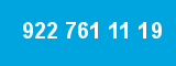 922 761 11 19